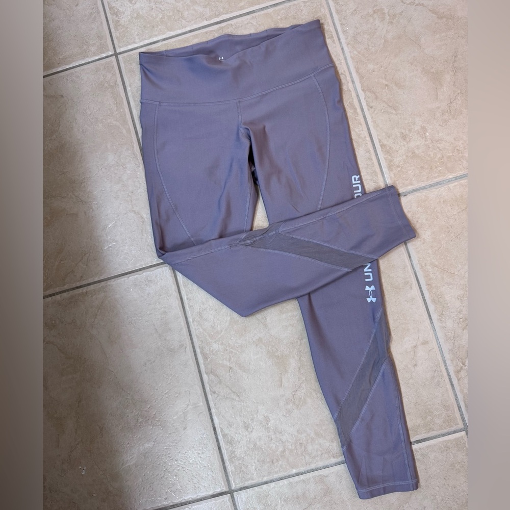 Under Armour Purple Compression Gym Leggings